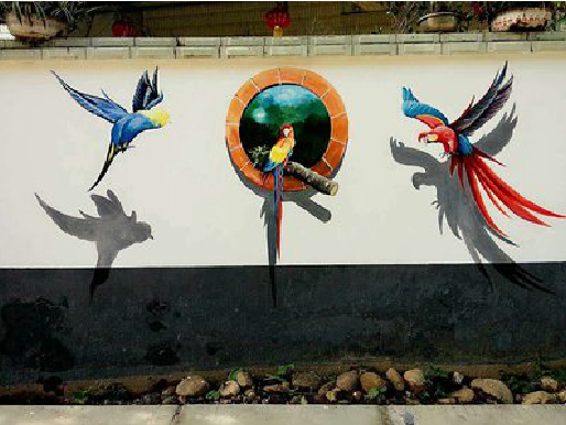 南城视觉错位-3D墙绘设计