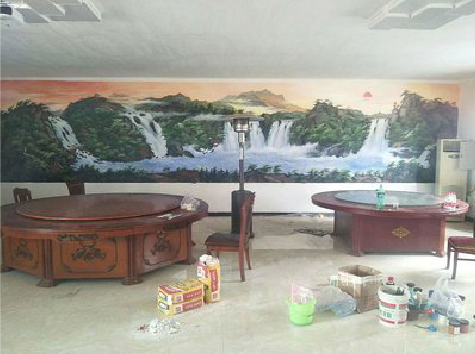 南城墙绘-写实风景