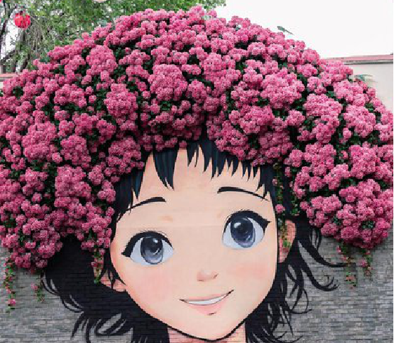 南城墙体彩绘-网红墙打卡