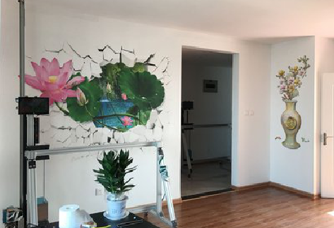 南城墙体彩绘相比墙纸的优势。