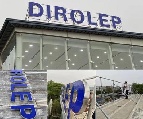 南城楼顶发光字安装的注意事项。